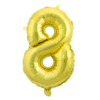 Balão Número Metalizado Dourado - Imagem 4